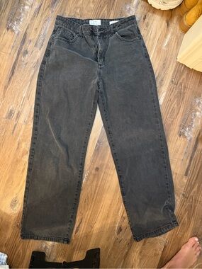 Cotton On women's Washed Black Relaxed Jeans